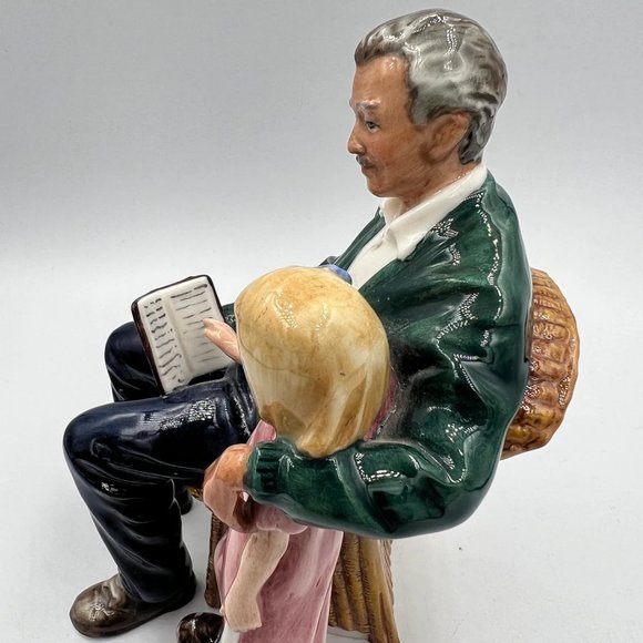 Royal Doulton Figurine: ‘Grandpa’s Story’ — HN 3456 - Picture 8 of 10